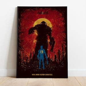 Fallout 2 Poster Print | Gaming Poster | Room Decor | Wall Decor | Gaming Decor | Gaming Gifts | Video Game Poster | Video Game Print