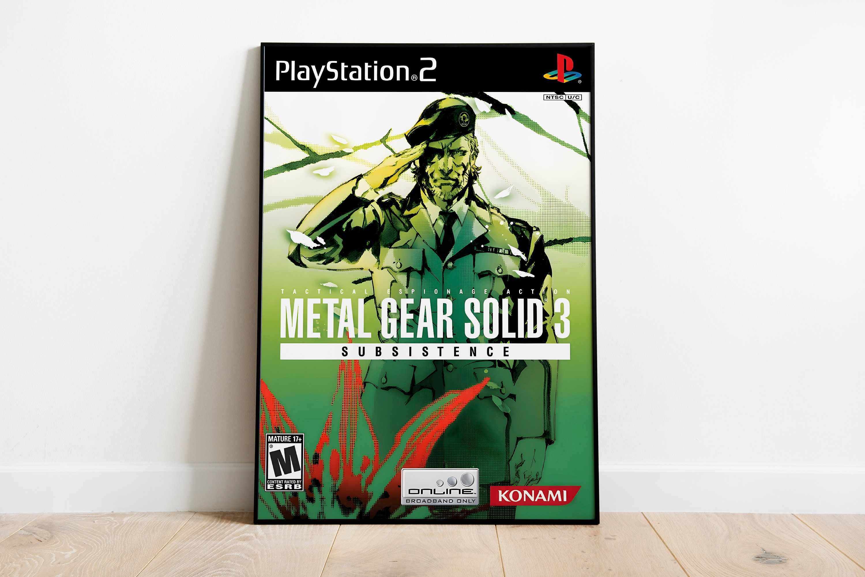 Metal Gear Solid 3 Subsistence PS2 Game For Sale