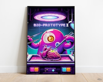 Poster Bio-prototype 2 | Poster de jeu vidéo | Décoration de la chambre | Décoration murale | Décoration de jeu | Cadeaux de jeu | Affiche de jeu vidéo | Impression de jeu vidéo