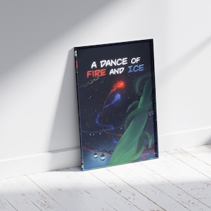 A Dance of Fire and Ice Poster Print | Gaming Poster | Room Decor ...