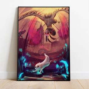 Rain World Poster Print | Gaming Poster | Room Decor | Wall Decor | Gaming Decor | Gaming Gifts | Video Game Poster | Video Game Print