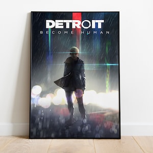 Detroit Poster Print | Gaming Poster | Room Decor | Wall Decor | Gaming Decor | Gaming Gifts | Video Game Poster | Video Game Print