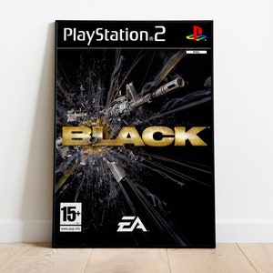 Black Poster Print | Gaming Poster | Room Decor | Wall Decor | Gaming Decor | Gaming Gifts | Video Game Poster | Video Game Print