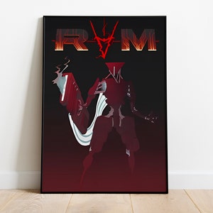 Ram Poster Print | Gaming Poster | Room Decor | Wall Decor | Gaming Decor | Gaming Gifts | Video Game Poster | Video Game Print