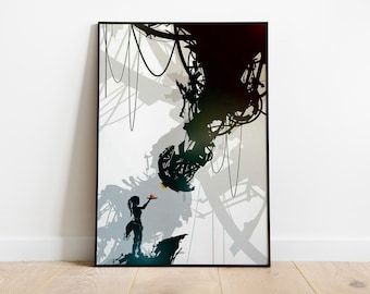 Portal Poster Print | Gaming Poster | Room Decor | Wall Decor | Gaming Decor | Gaming Gifts | Video Game Poster | Video Game Print