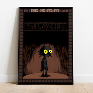 The Longing Poster Print | Gaming Poster | Room Decor | Wall Decor | Gaming Decor | Gaming Gifts | Video Game Poster | Video Game Print