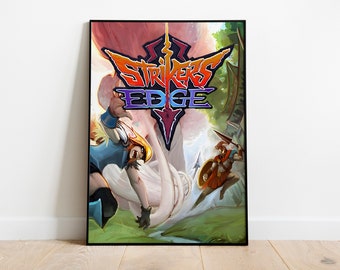 Stampa poster Strikers Edge / Poster di gioco / Arredamento della camera / Decorazione della parete / Arredamento di gioco / Regali di gioco / Poster di videogiochi / Stampa di videogiochi