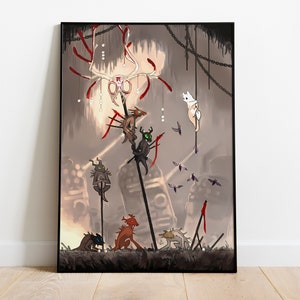 Rain World Poster Print | Gaming Poster | Room Decor | Wall Decor | Gaming Decor | Gaming Gifts | Video Game Poster | Video Game Print