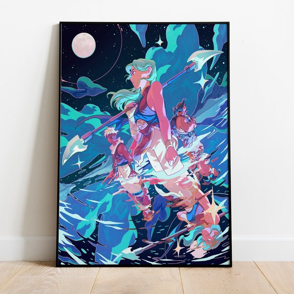 Sea of Stars Poster Print | Gaming Poster | Room Decor | Wall Decor | Gaming Decor | Gaming Gifts | Video Game Poster | Video Game Print