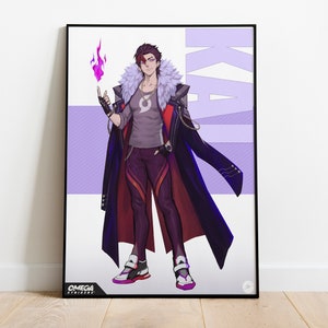 Omega Strikers Poster Print | Gaming Poster | Room Decor | Wall Decor | Gaming Decor | Gaming Gifts | Video Game Poster | Video Game Print