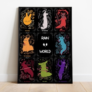 Rain World Poster Print | Gaming Poster | Room Decor | Wall Decor | Gaming Decor | Gaming Gifts | Video Game Poster | Video Game Print
