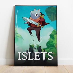 Islets Poster Print | Gaming Poster | Room Decor | Wall Decor | Gaming Decor | Gaming Gifts | Video Game Poster | Video Game Print