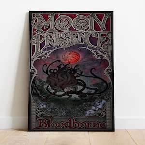 Bloodborne Poster Print | Gaming Poster | Room Decor | Wall Decor | Gaming Decor | Gaming Gifts | Video Game Poster | Video Game Print