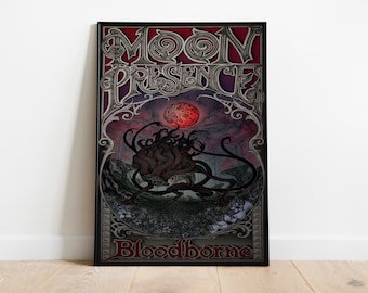 Impresión de póster de Bloodborne / Póster de juegos / Decoración de habitaciones / Decoración de paredes / Decoración de juegos / Regalos de juegos / Póster de videojuegos / Impresión de videojuegos