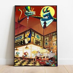 Cuphead Poster Print | Gaming Poster | Room Decor | Wall Decor | Gaming Decor | Gaming Gifts | Video Game Poster | Video Game Print