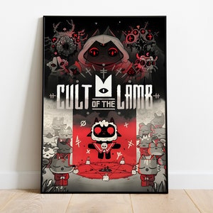 Cult of the Lamb Poster Print | Gaming Poster | Room Decor | Wall Decor | Gaming Decor | Gaming Gifts | Video Game Poster | Video Game Print