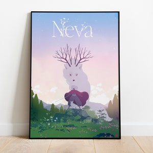 Neva Poster Print | Gaming Poster | Room Decor | Wall Decor | Gaming Decor | Gaming Gifts | Video Game Poster | Video Game Print