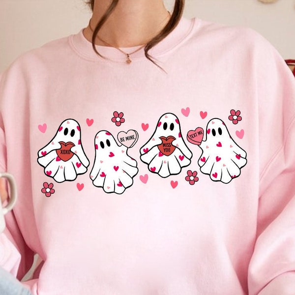 Valentine's Day Ghost Shirt Png, Be My Boo Png, Will you be My Boo, Valentines Day Sublimation, Girl Ghost Png, Valentines Boo Png