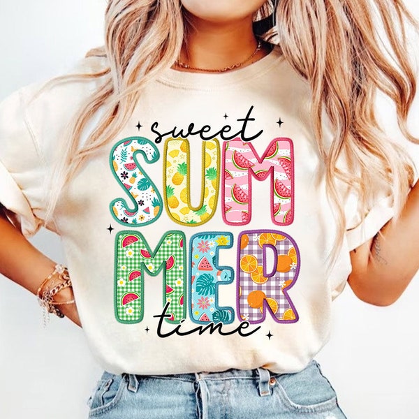 Sweet Summer Time png, Summer sublimation, Summer png, Retro png, Sublimation Design, Digital Download, Women’s summer sublimation file