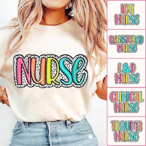 Nurse Dalmatian Png, Dalmatian Dots Png, Nurse stuff png, Nicu Nurse png, ICU Nursepng, Retro Nurse png, Trauma Nurse gift, Nurse png