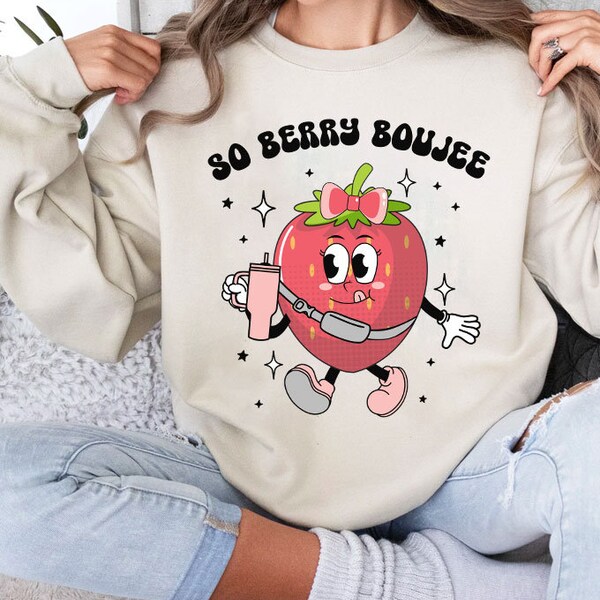 So Berry Boujee Strawberry Png, Valentines Day PNG, Strawberry Tumbler Belt Bag PNG Sublimation Design Download, Funny Valentine Png