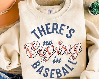 There's No Crying In Baseball PNG, Baseball Mama PNG, Sublimation Design, Digital Download Png, Retro Sports PNG, Baseball Mom Png, Game Day