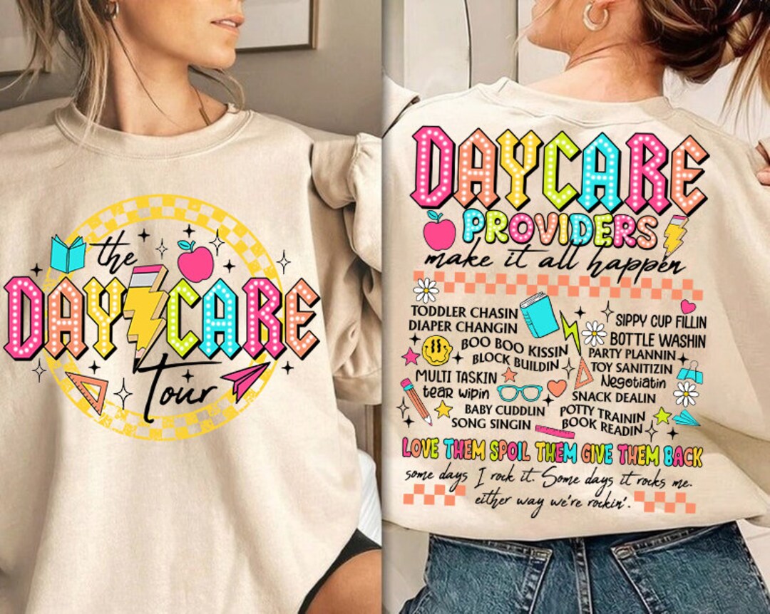 Retro Daycare PNG, Daycare Tour PNG, Daycare Staff Crew, Childcare