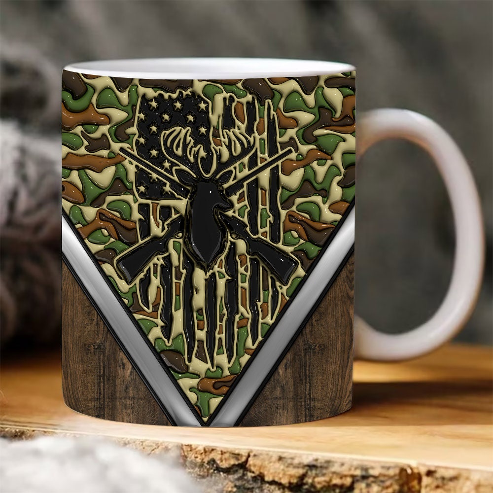 11 OZ Coffee Mug- Camo – TwinMindsDesigns