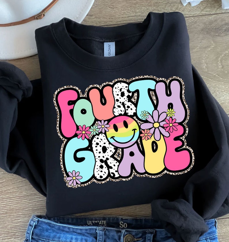 Retro Back to School Bundle, Kindergarten, First Day Of School, School Png, Retro PNG, First/Second/Third Grade Design, School Bundle Png image 2
