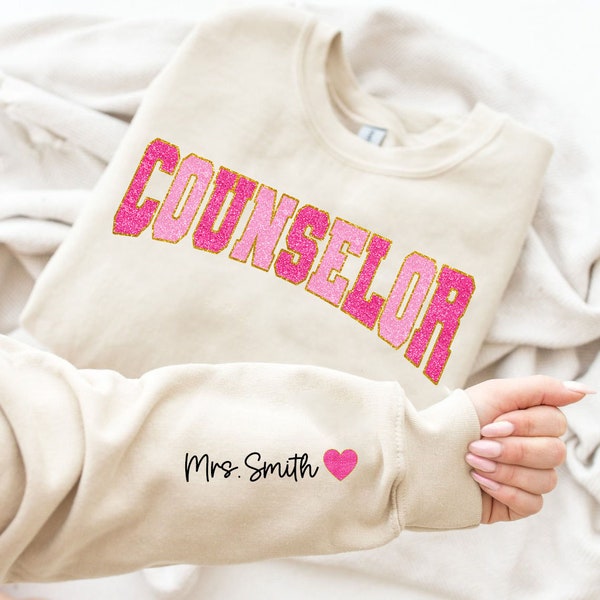 Counselor Valentine shirt Png, School Counselor Png, Custom Counselor Valentine Png, Counselor Gift for Valentines Day, Custom Name Shirt