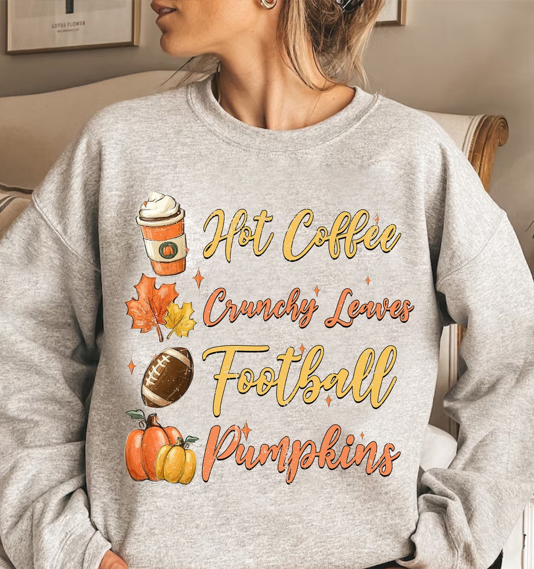 Tis the Season PNG, Football Latte Leaves Hello Pumpkin, Fall Y All Vibes Coffee Love