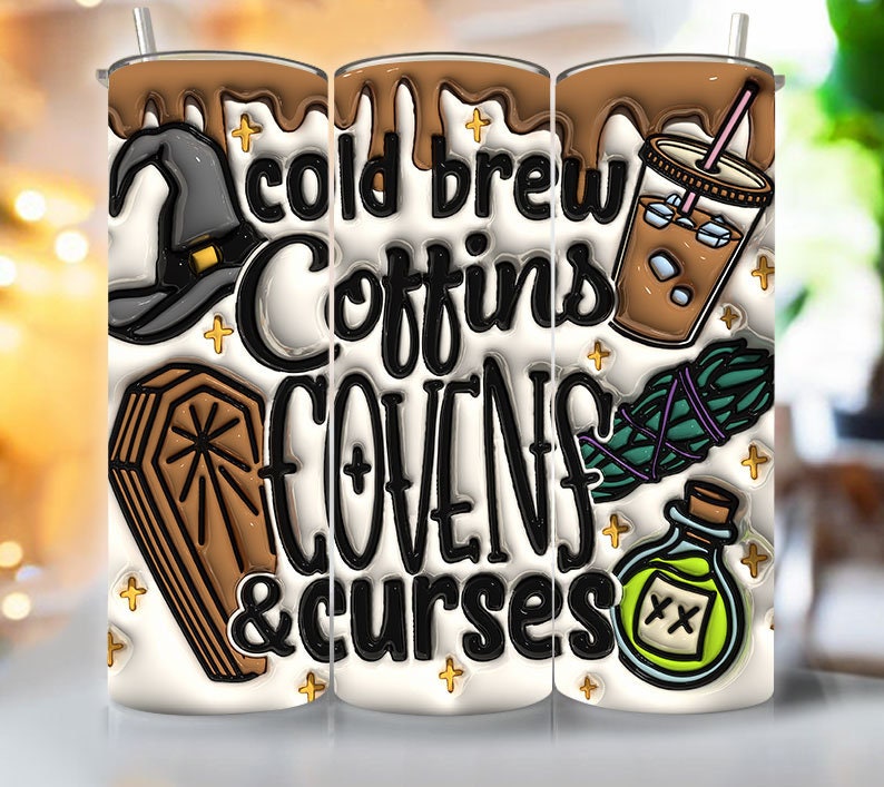 Cold Brew, Coffins & Covens Hot/Cold Mug – A Black Star