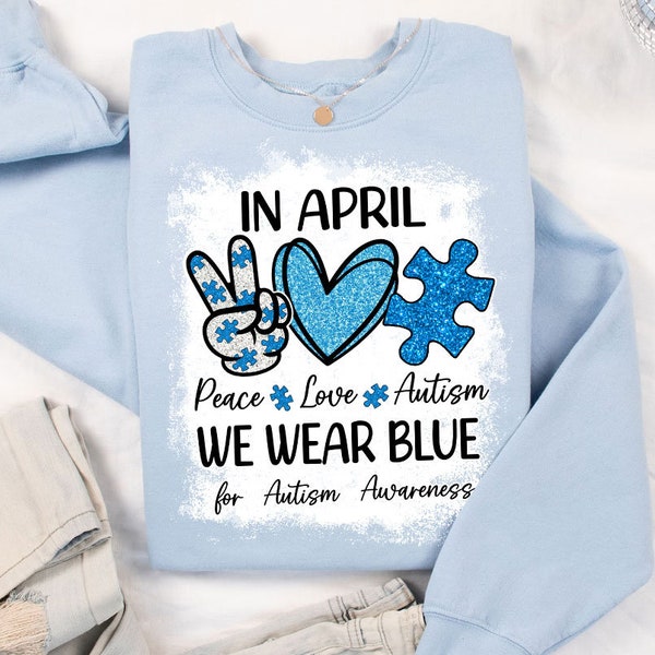 In April We Wear Blue Png, Autism Awareness Png, Autism Puzzle, We Wear Blue Png, Autism Glitter Png, Autism Awareness Png, Autism Accept