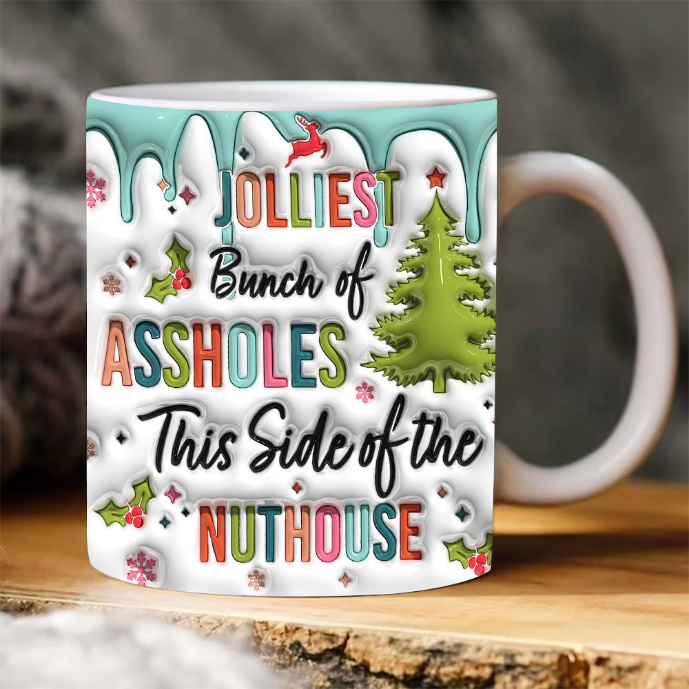 Funny Grinch Cup of F*ckoffee Christmas Mug - Teeholly