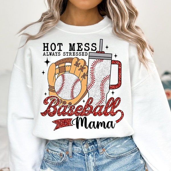 Baseball Mama Png, Boujee Baseball PNG, Diseño de sublimación, Descarga digital Png, Deportes PNG, Glitter Baseball PNG, Baseball Mom Png
