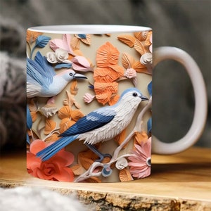 Ceramic Mug 3D 15oz - Rainbow Trout