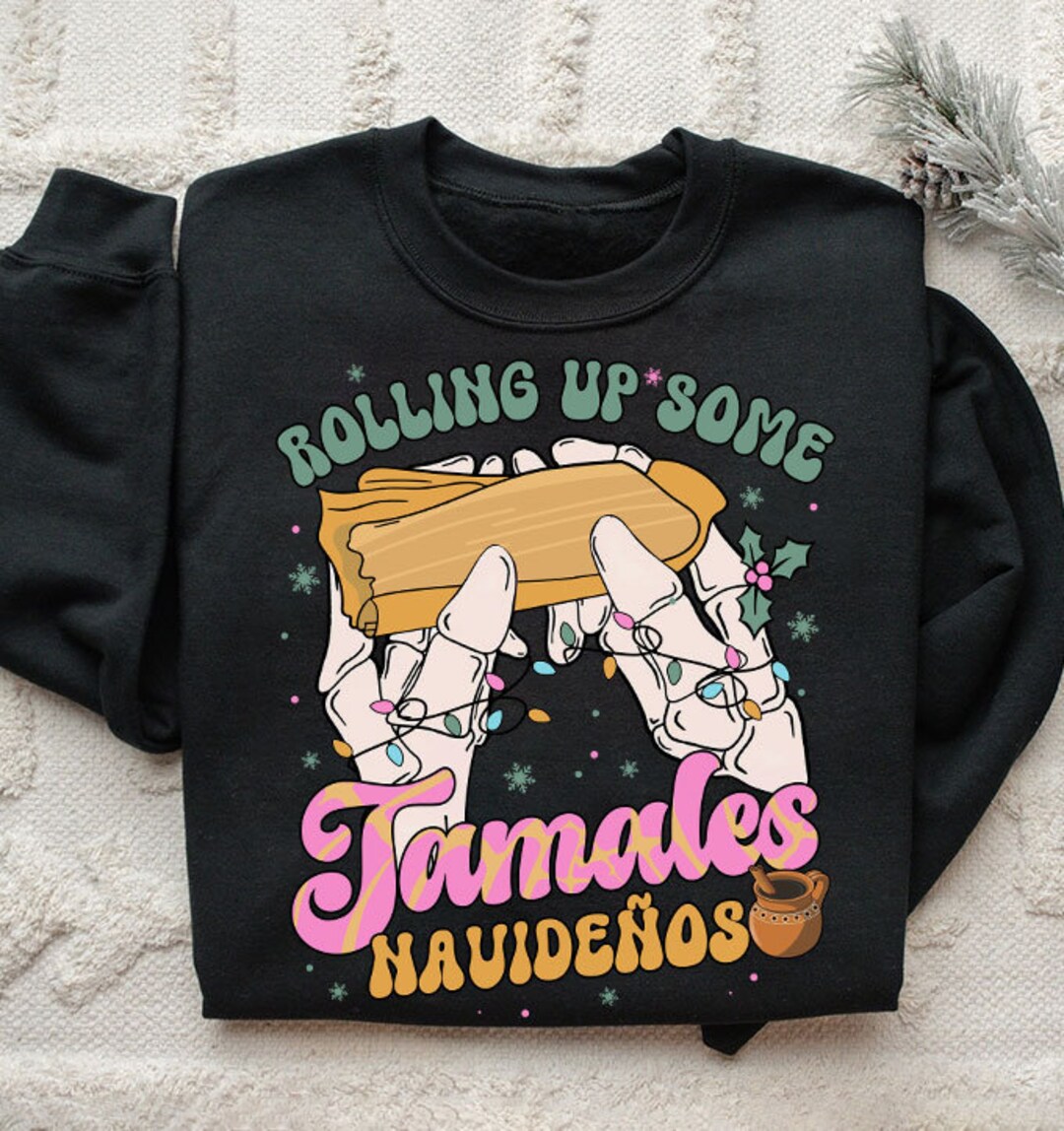 Rolling up Some Tamales PNG, Funny Mexican Christmas Png, Skeleton