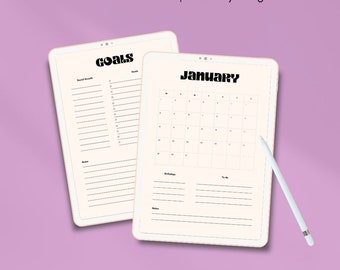 PLANIFICADOR DIGITAL DE PROFESORES, Planificador académico 2023 y 2024, Plantilla de plan de lecciones, Planificador de iPad, GoodNotes, Enseñanza, Plantillas de informes sustitutos