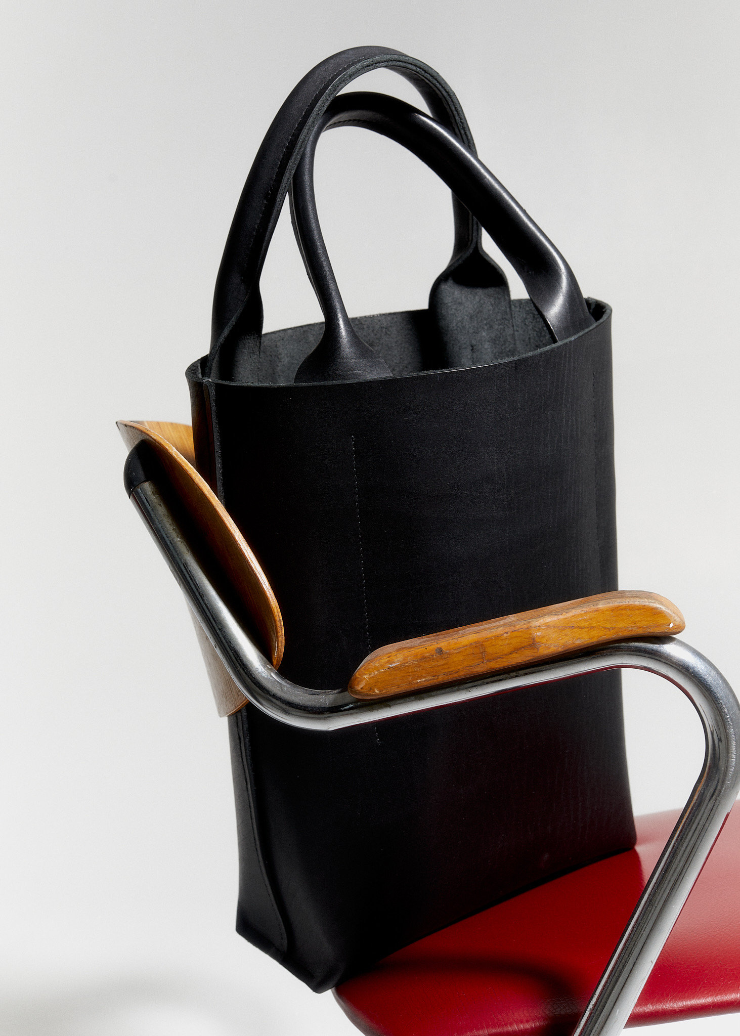 Belted Tote Bag Heavy Cotton