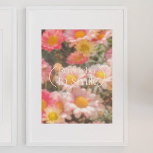 Remember to smile - Wall Poster