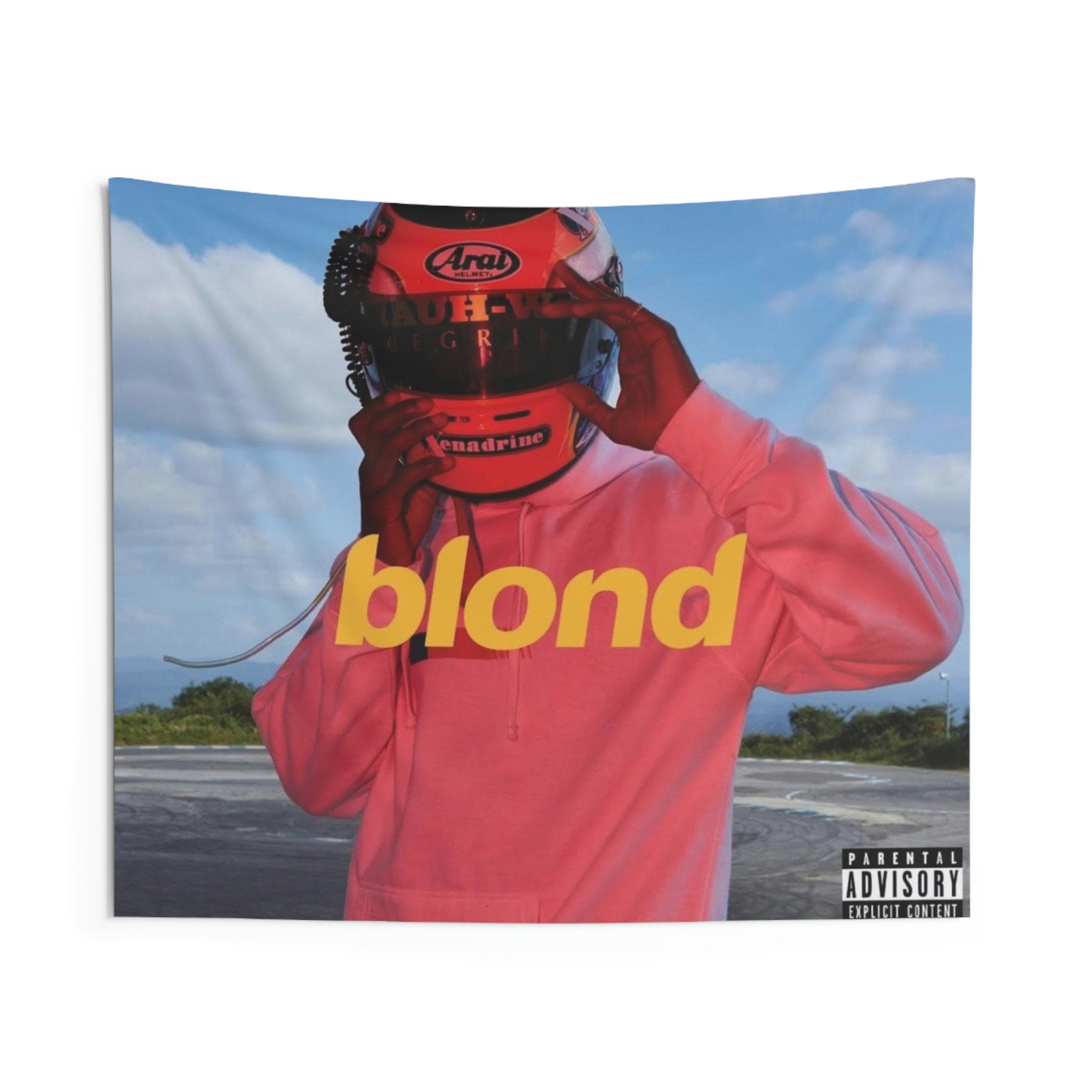 Frank Ocean Blonde Indoor Wall Tapestries Album Rnb Hip Hop Poster Print Custom Tapestry Etsy