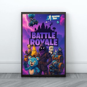 Battle Royale Victory Poster For Gift For Son For Friend Battle Royale Boy Room Decor Battle Royale Teen Room Decor Birthday Gift