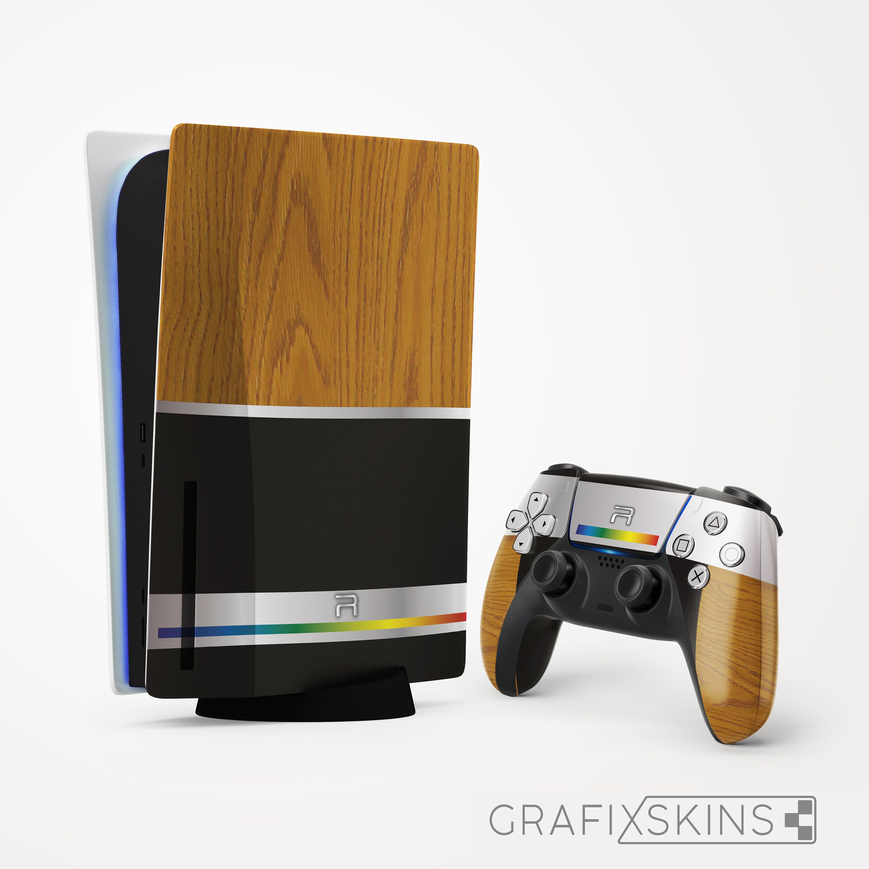 PS5 bundle skin template , Ps5 controller, Playstation 5 Disk Version  Console Template File, cricut , silhouette, Vector cut File