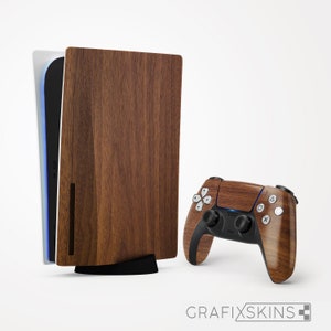 Oak Woodgrain - Grafixskins.co.uk Consola Skin Vinilo Pegatinas para Playstation 5 PS5 (Disk Edition)