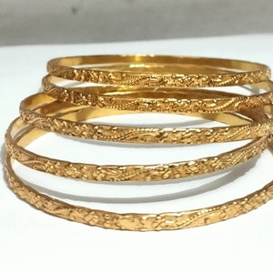 Customized Size 18k Gold Filled Bangles, Stackable Bangle Bracelets For Women, Bridesmaid Gift ,Custom Bracelet Simple, Bridesmaid Jewelry