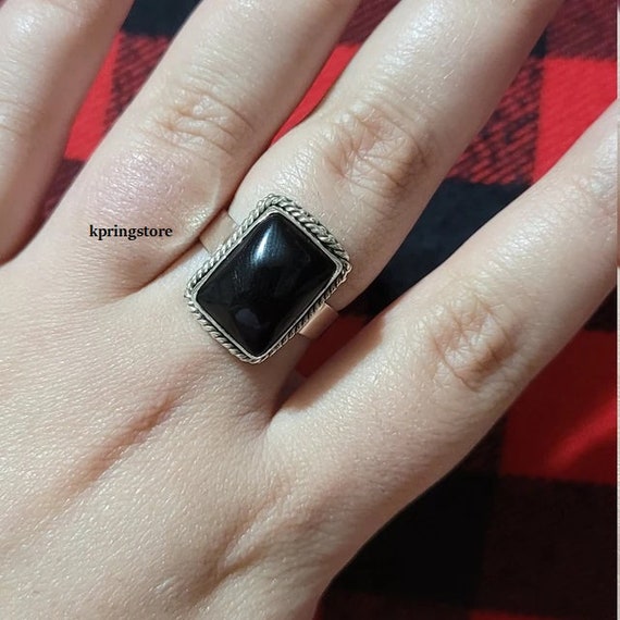 Lucifer Ring Lucifer Morningstar Ring 925 Sterling Silver Ring Man Lucifers Signet Ring Black Onyx Ring Hollywood Boho Silver Ring Etsy Canada