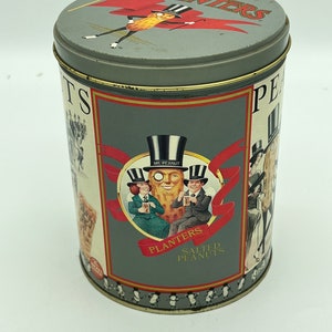 Vintage Planters Peanuts Tin: Limited Edition Mr. Peanut Advertising