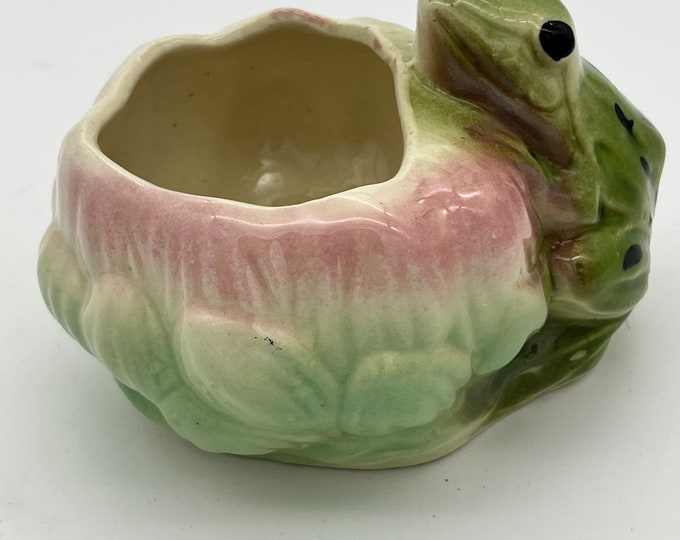 Vintage Mccoy Frog Planter - Etsy