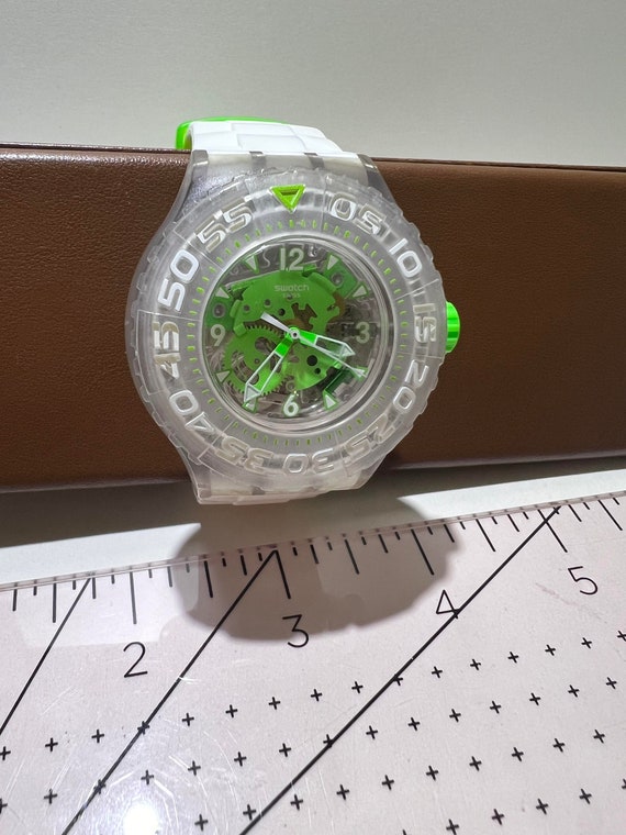 Vintage SWATCH Chlorofish SUUK 100 RARE Find - image 2