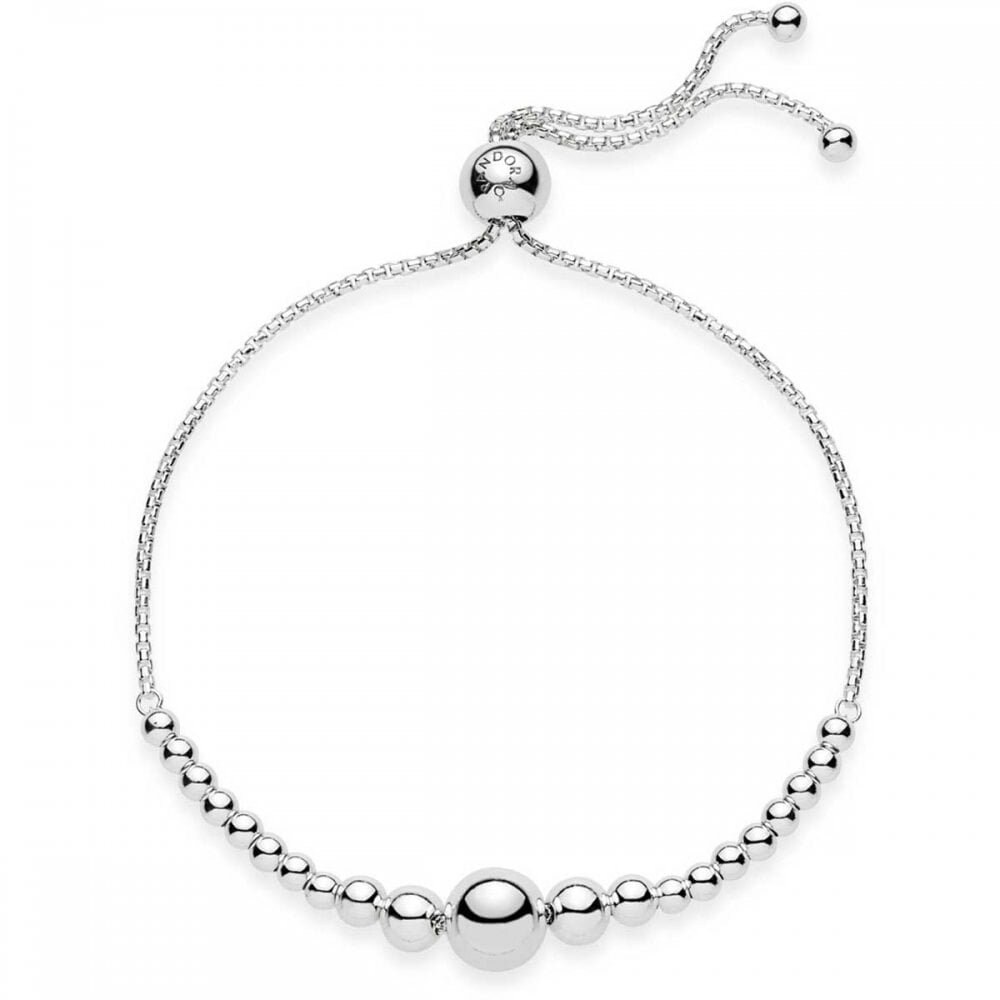 Pandora Bracelet String of Beads Slider Fitted Just for Her Pandora Bracelet String of Beads Slider Fitted Just for Her